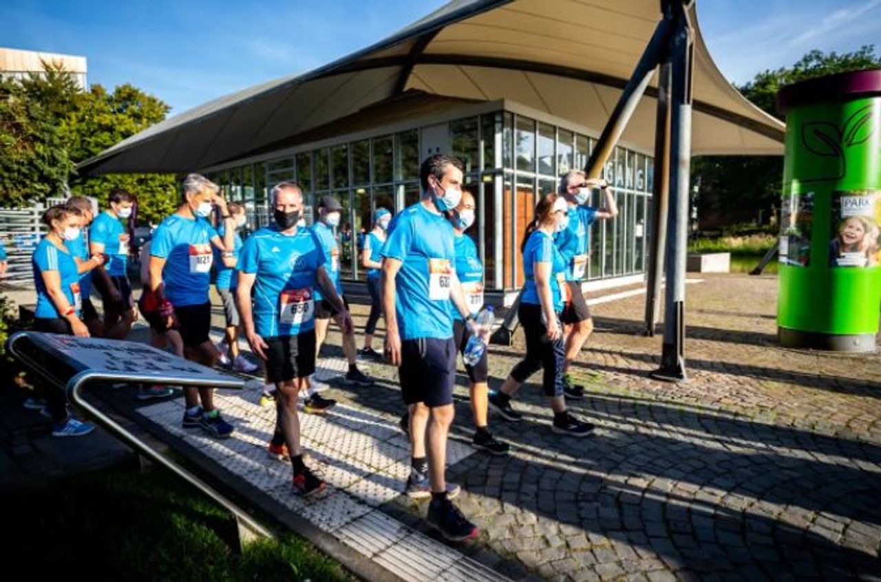 thyssenkrupp employees taking part in company runs at numerous locations worldwide